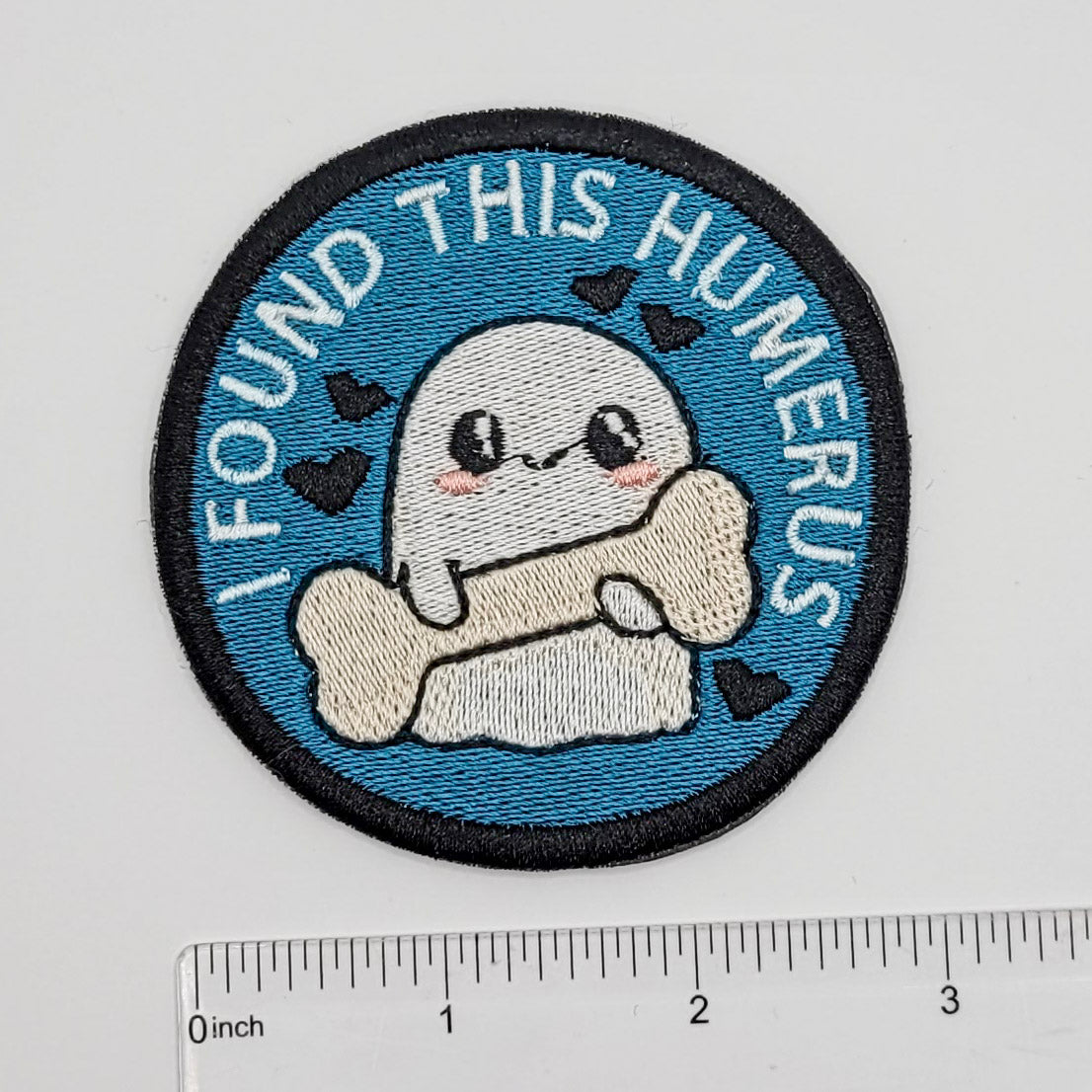 I Found This Humerus Embroidered Patch