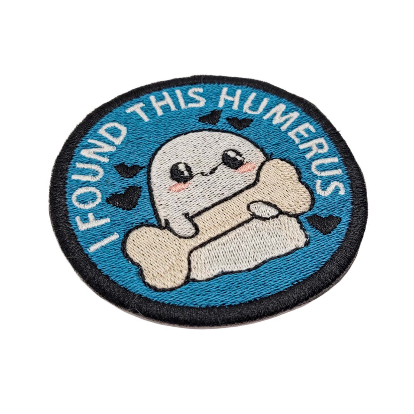 I Found This Humerus Embroidered Patch