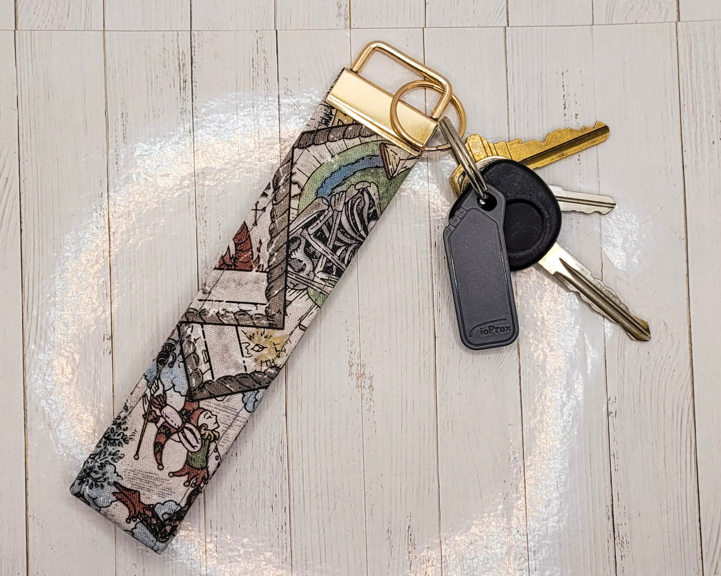 Classic Tarot Wristlet Key Strap