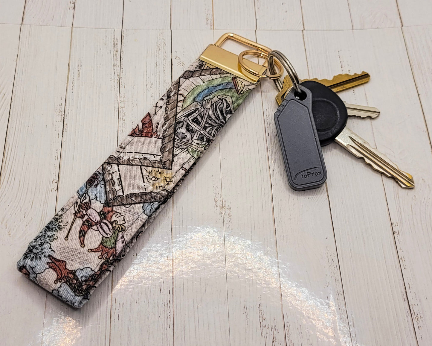 Classic Tarot Wristlet Key Strap