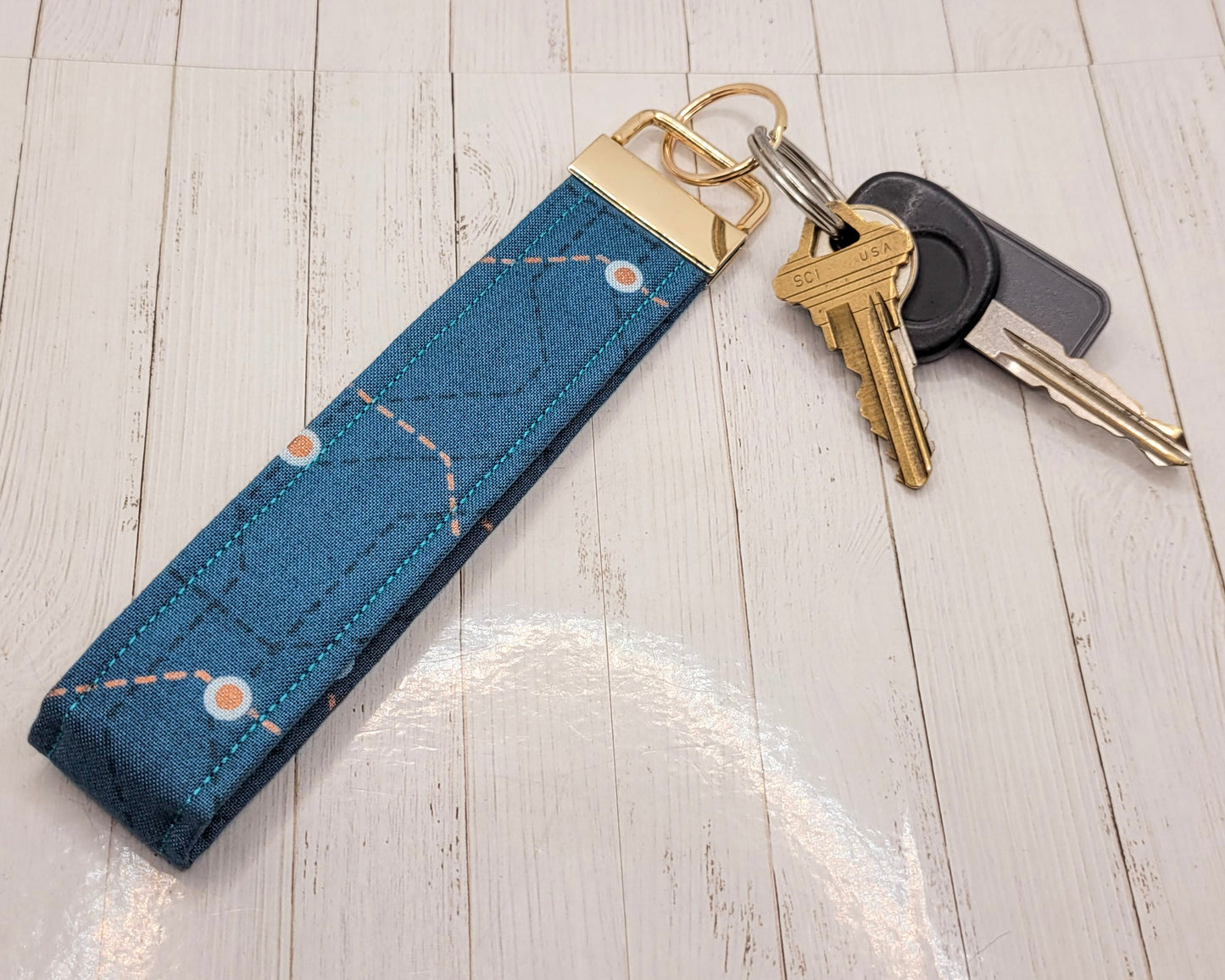 Circuit Board Wristlet Key Strap