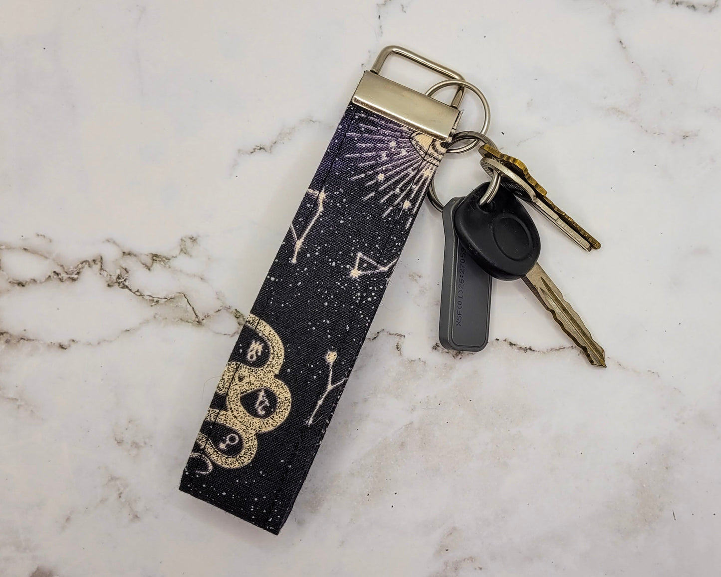 Celestial Skies Wristlet Key Strap