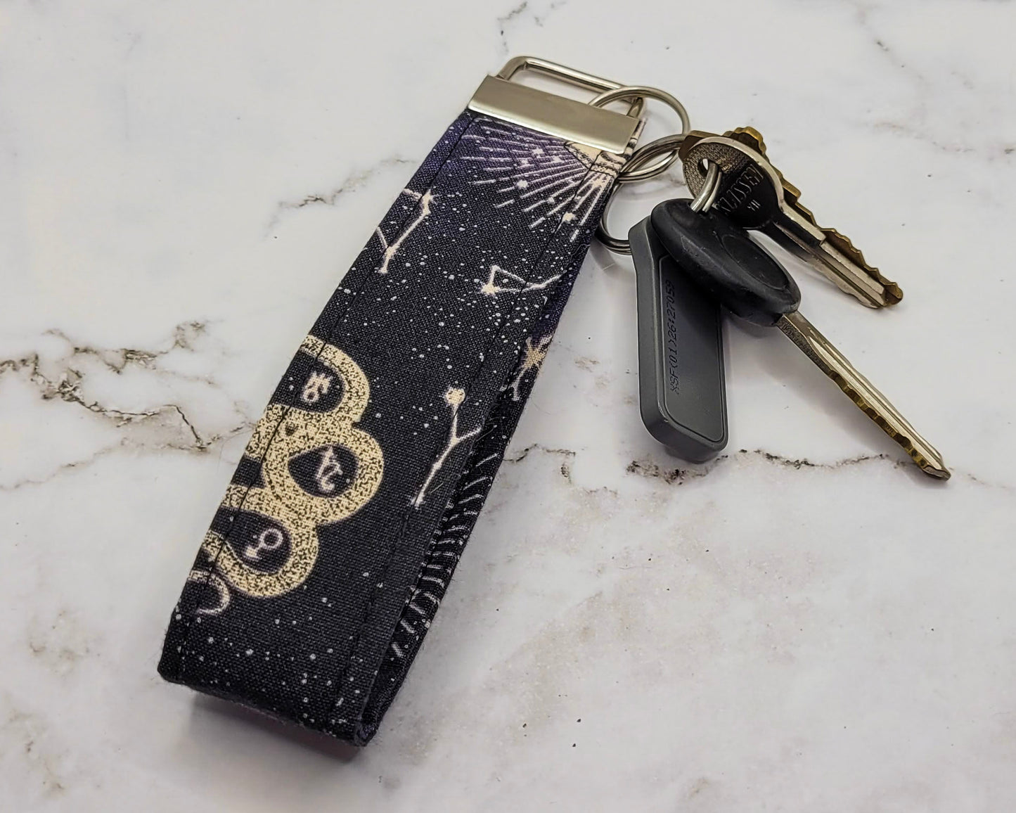 Celestial Skies Wristlet Key Strap