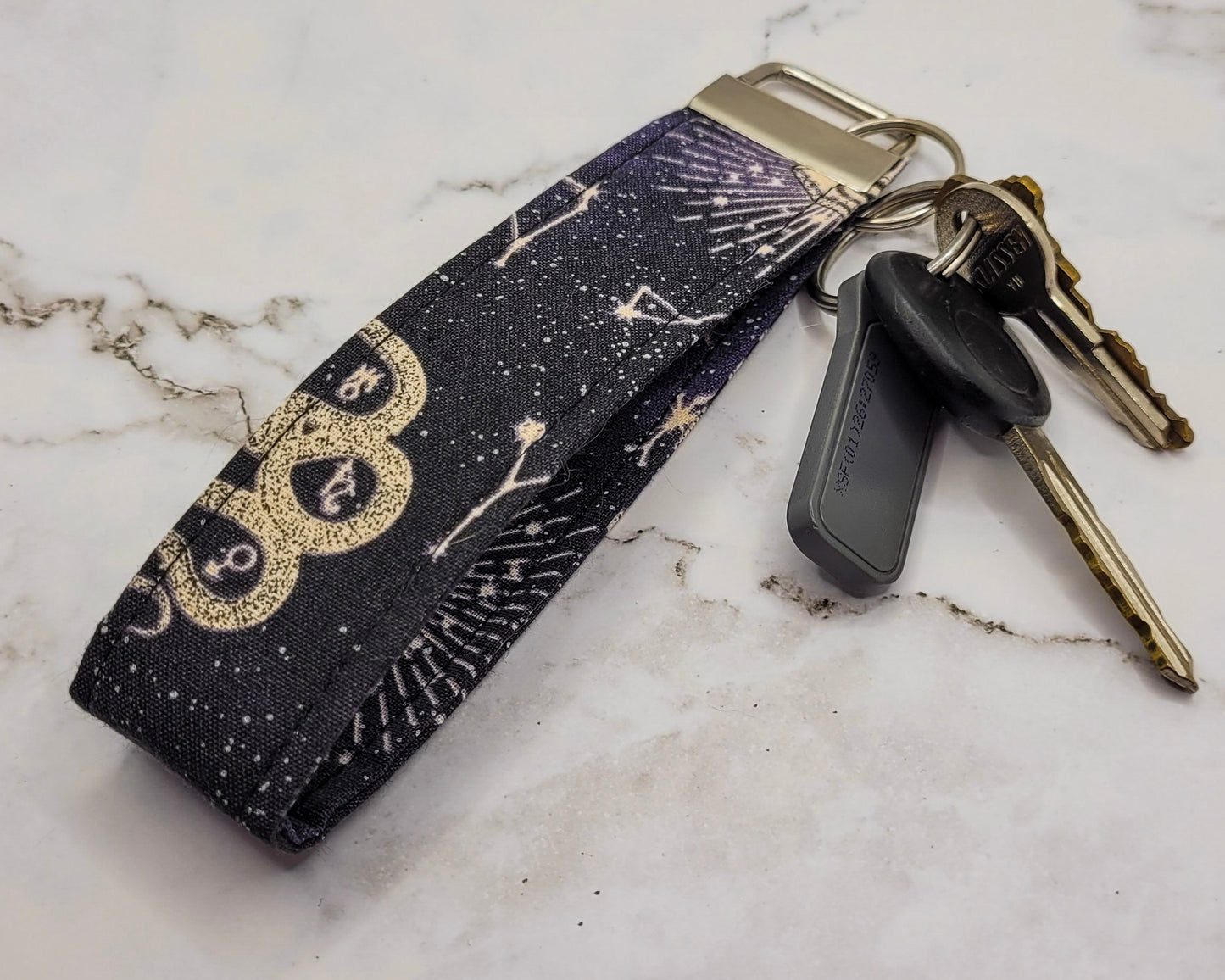 Celestial Skies Wristlet Key Strap