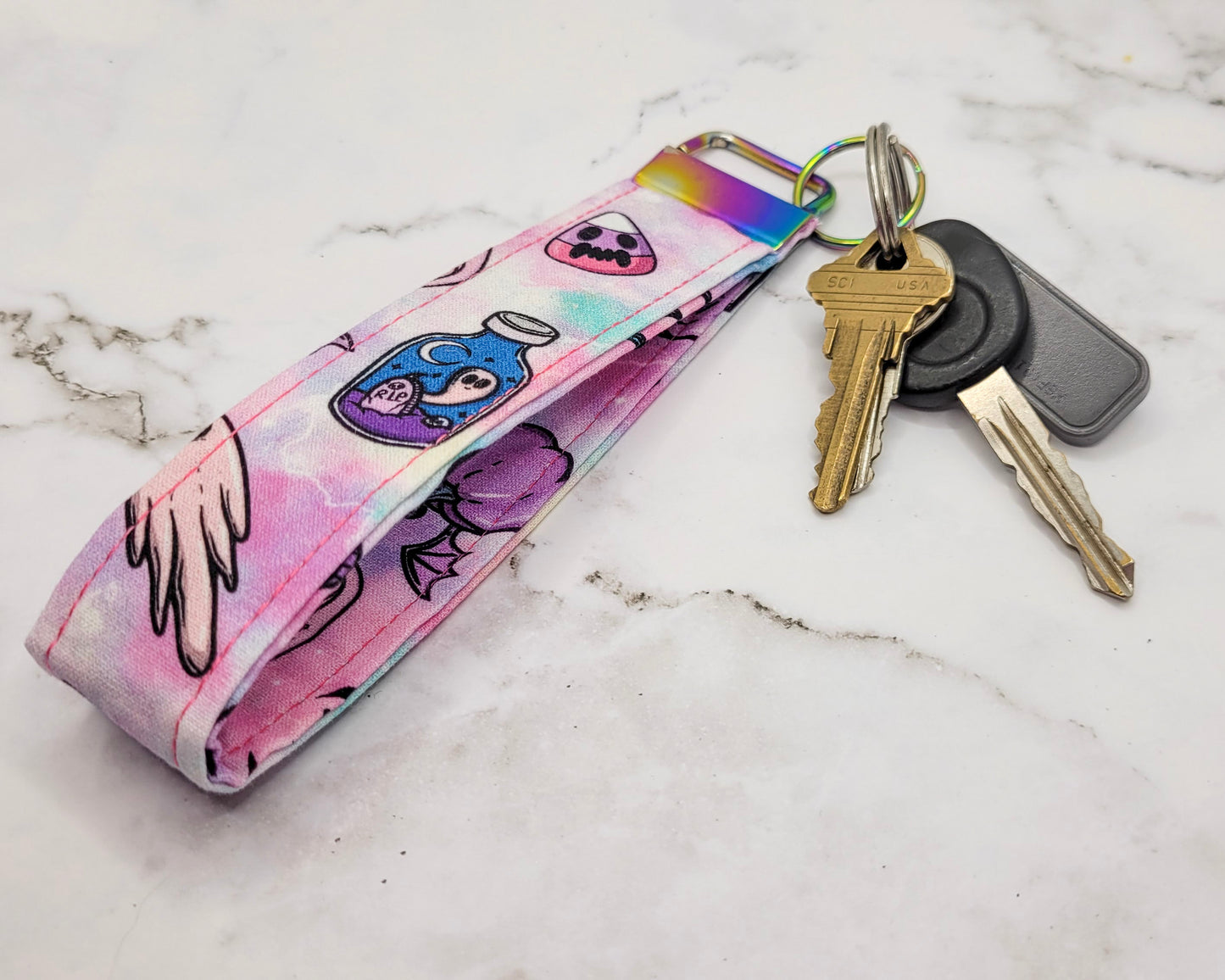 Witchy Nights Wristlet Key Strap
