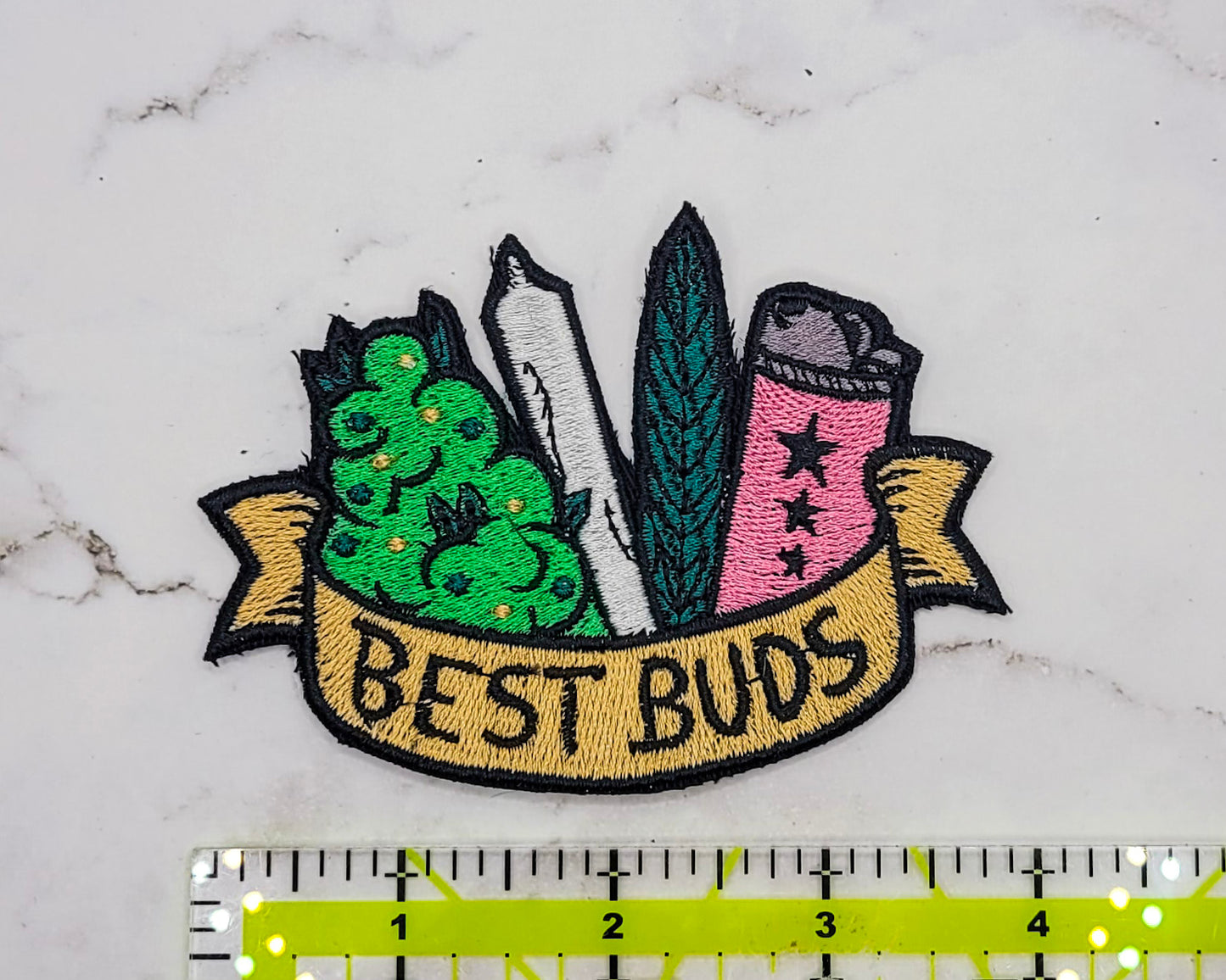 Best Buds Embroidered Patch