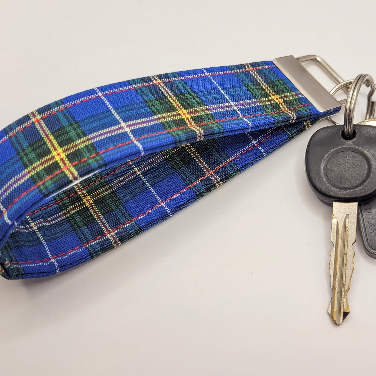 Nova Scotia Tartan Wristlet Key Strap