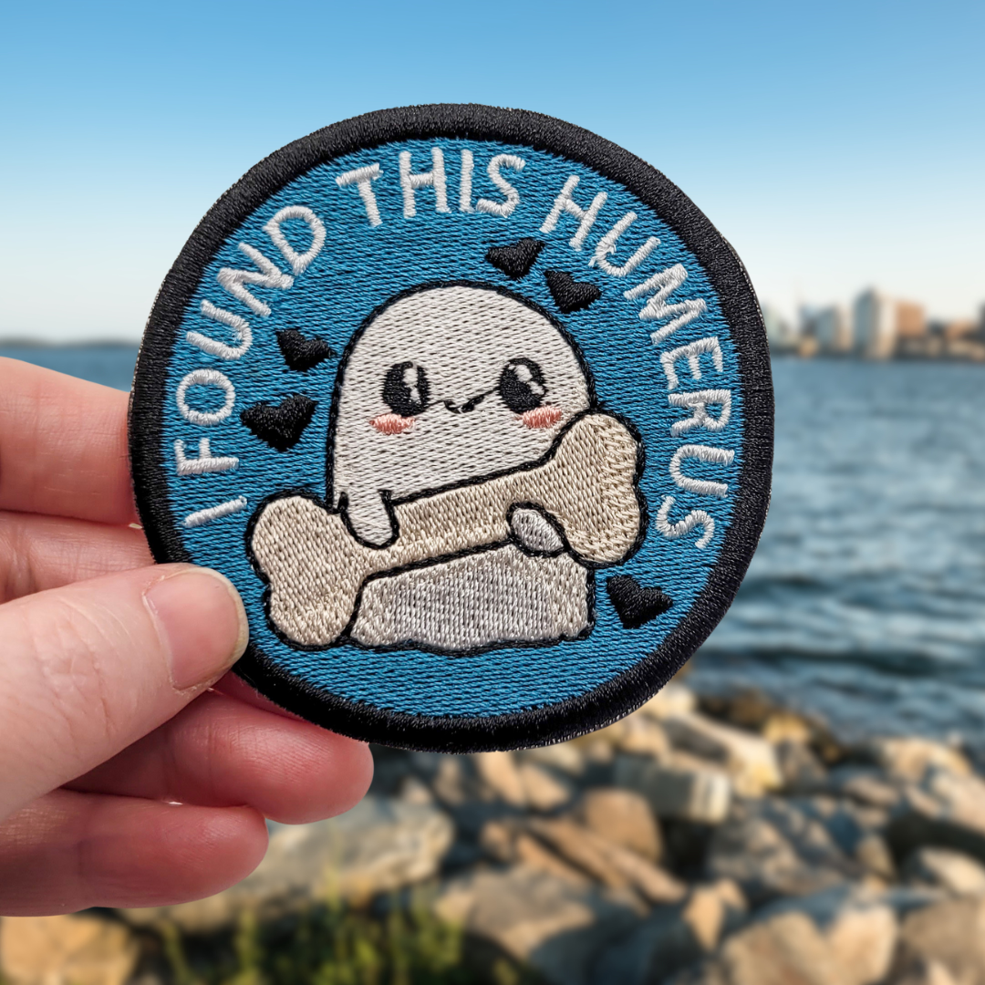 I Found This Humerus Embroidered Patch