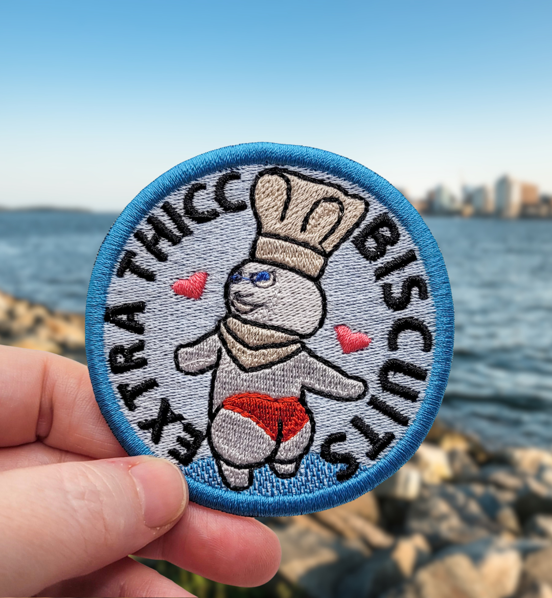 Extra Thicc Biscuits Embroidered Patch