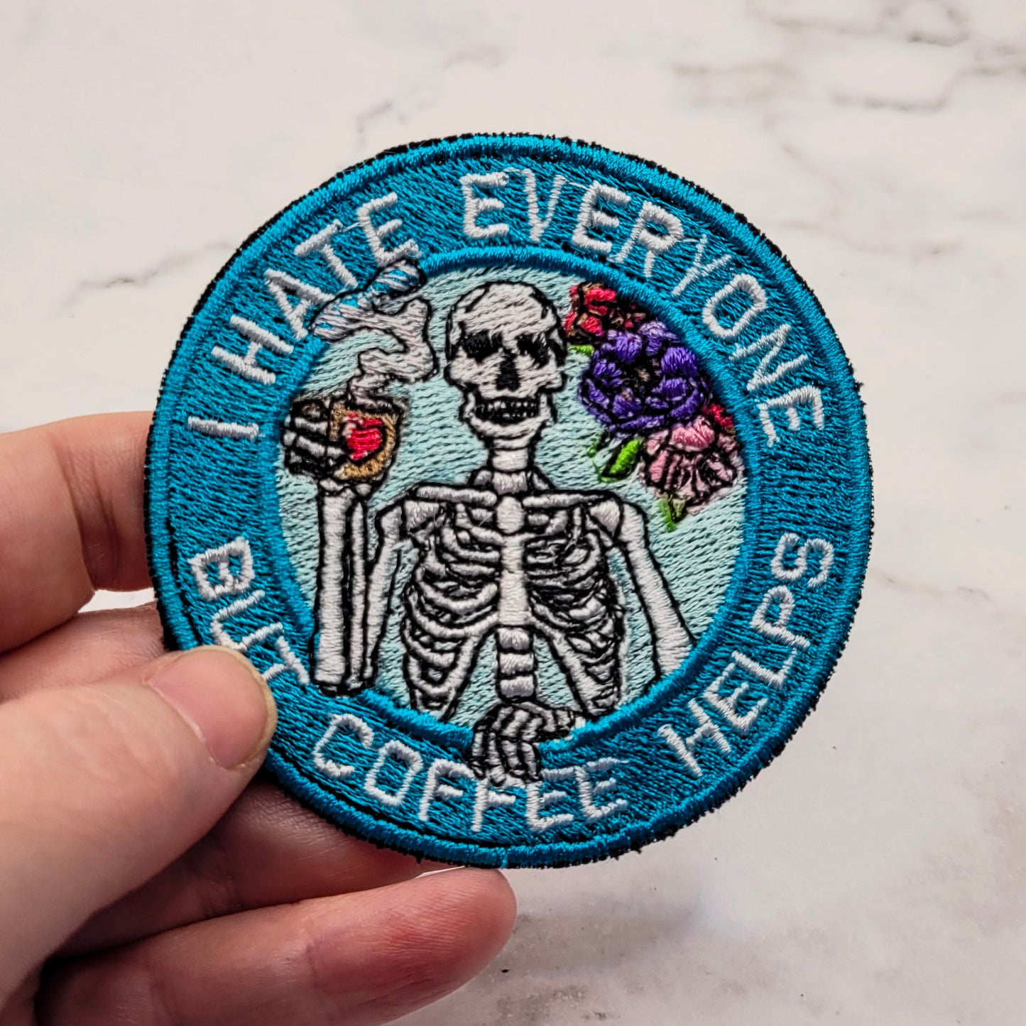 I Hate Everyone But Coffee Helps Patch