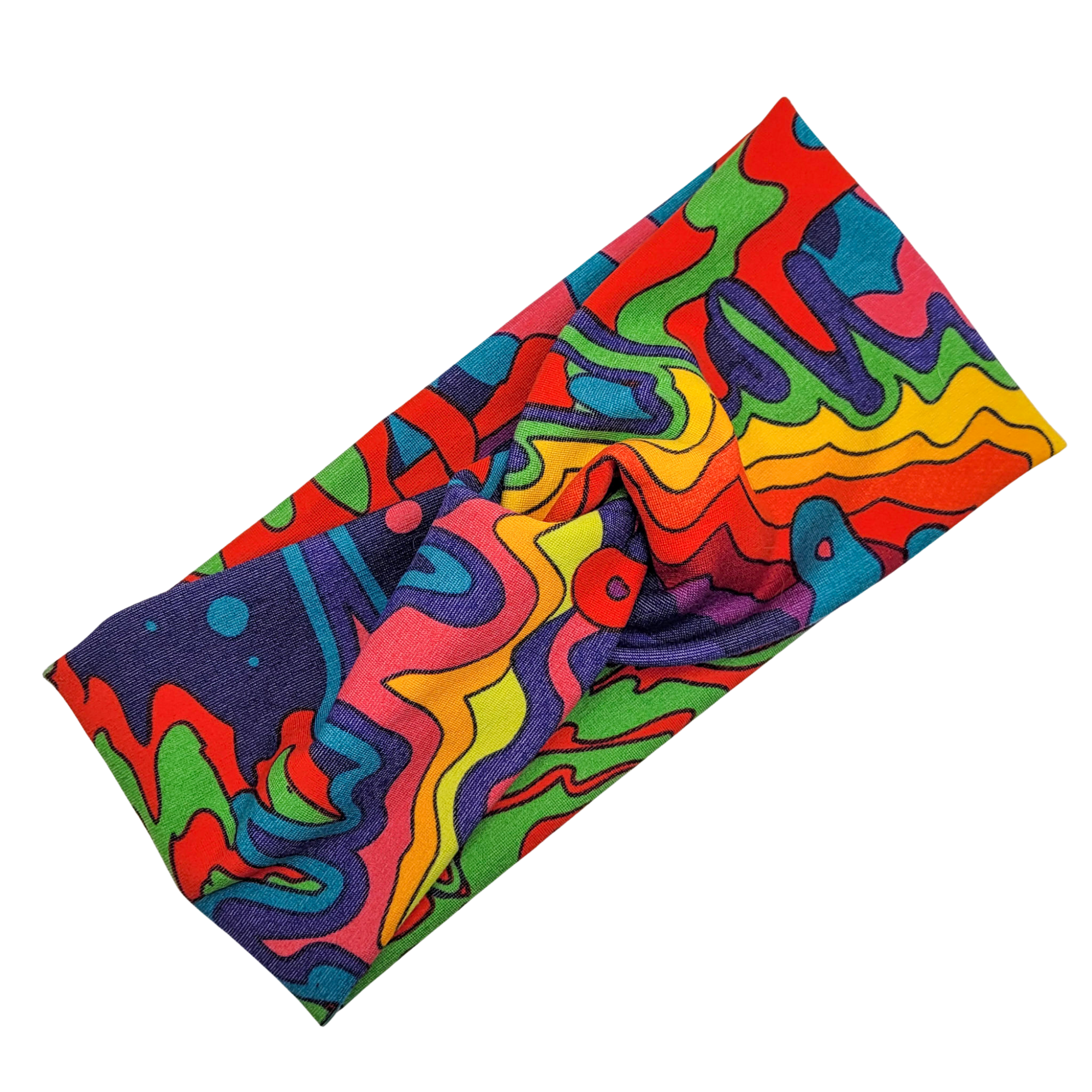 Acid Trip Stretch Knit Headband