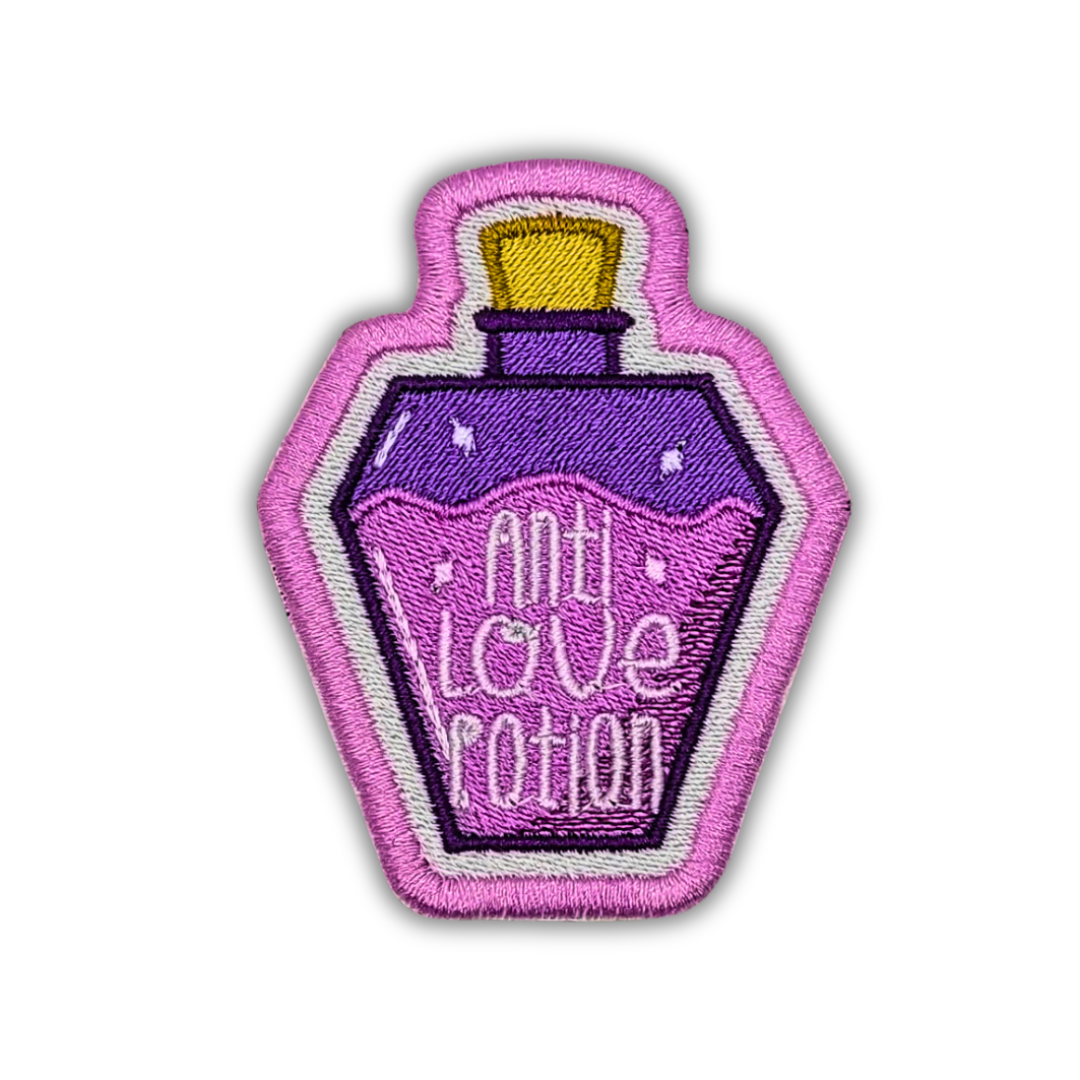 Anti-Love Potion Embroidered Patch