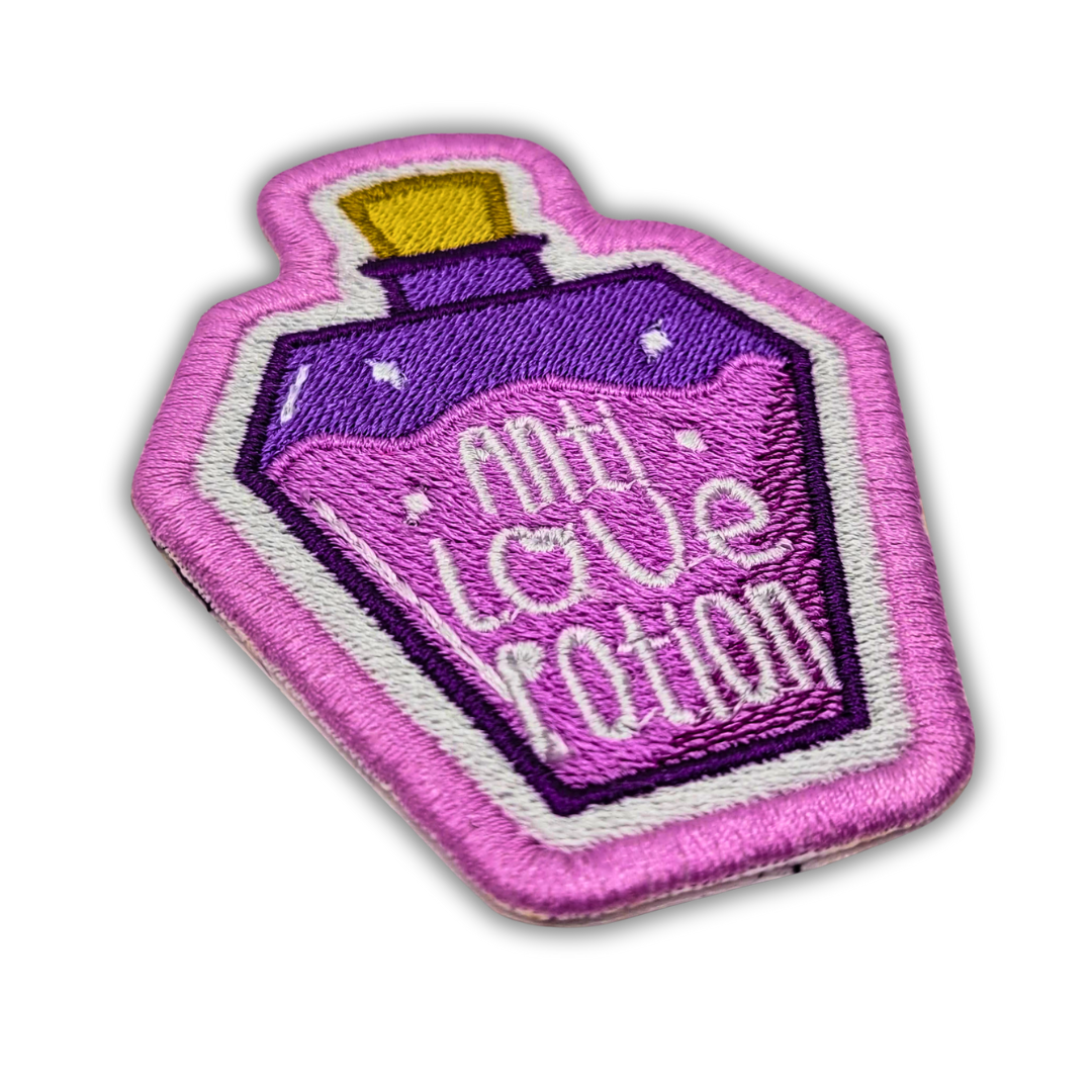 Anti-Love Potion Embroidered Patch
