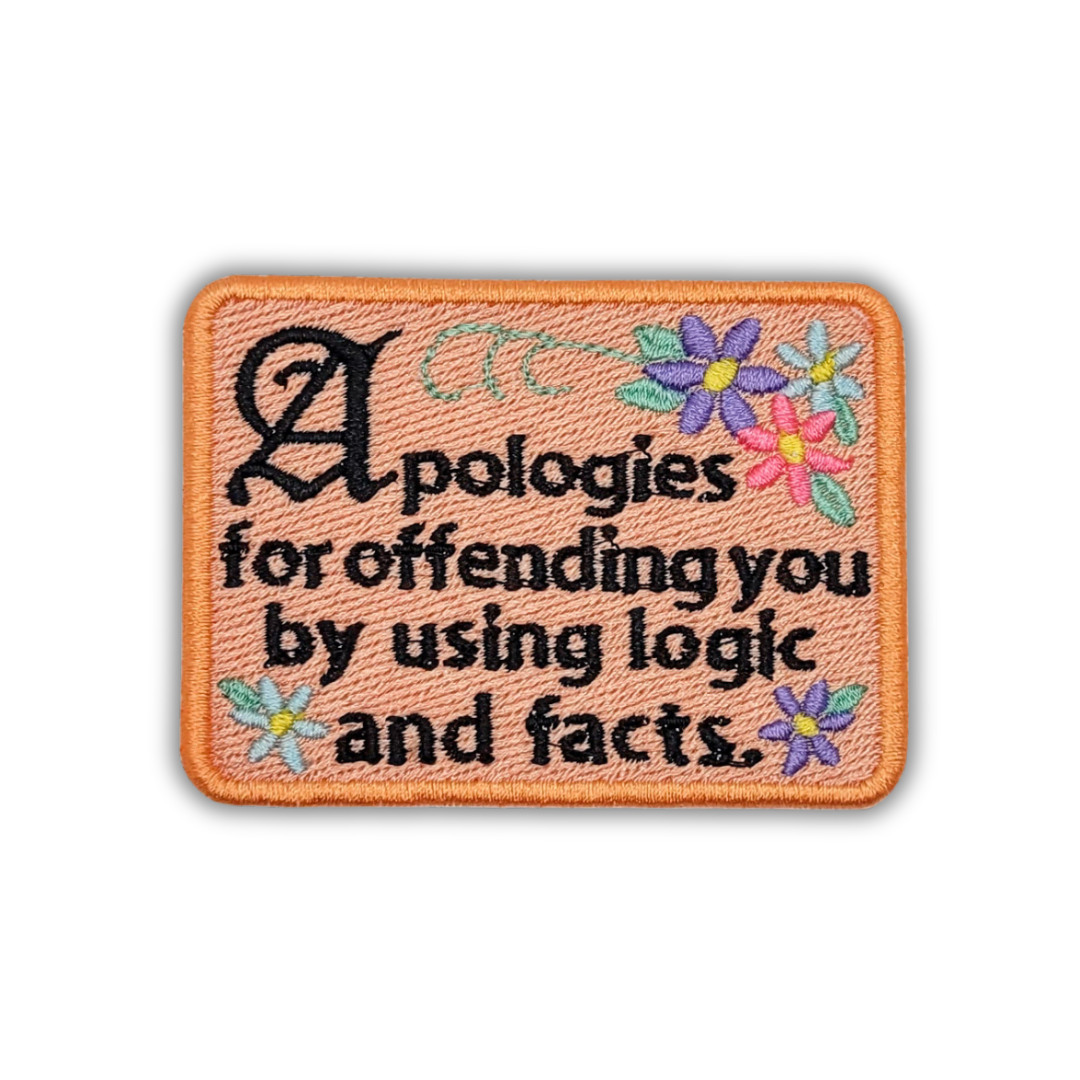 Apologies for Offending Your Embroidered Patch