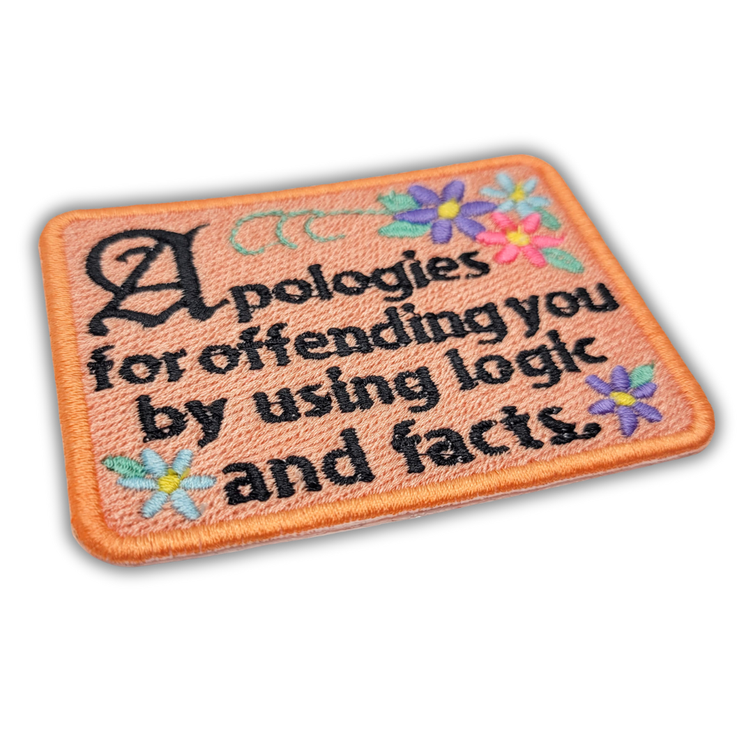 Apologies for Offending Your Embroidered Patch