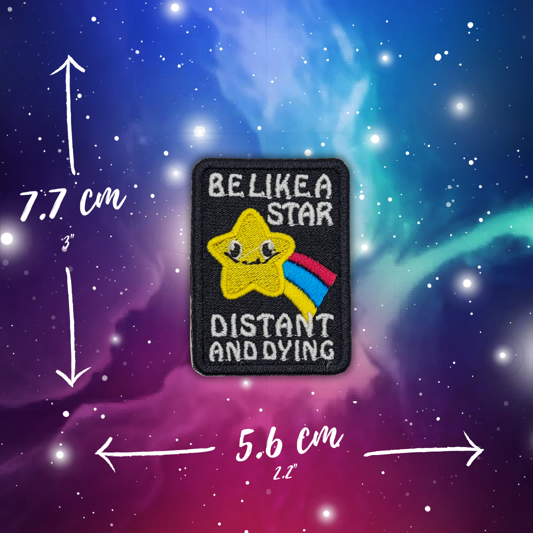 Be Like a Star Embroidered Patch