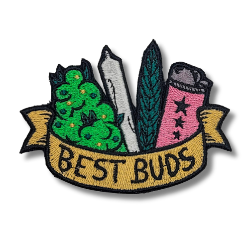 Best Buds Embroidered Patch