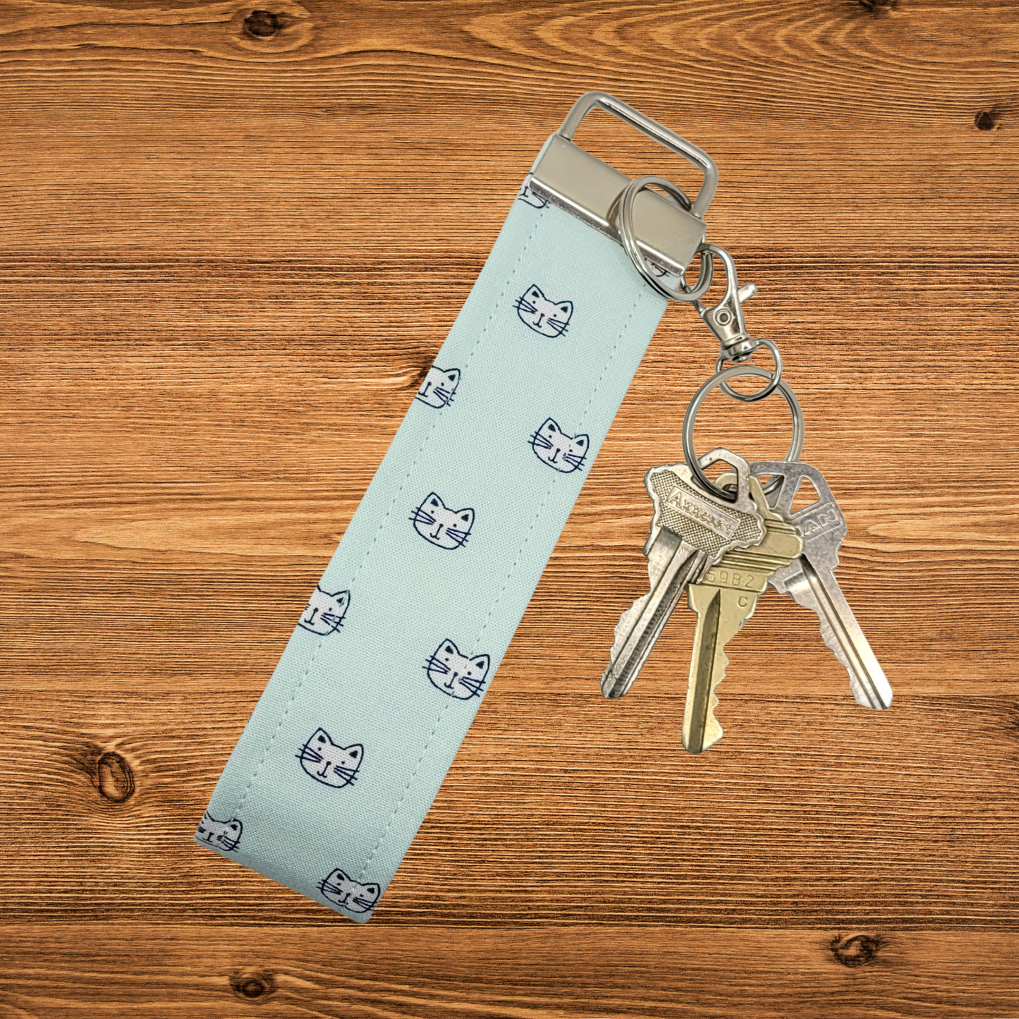 Whisker Parade Wristlet Keychain