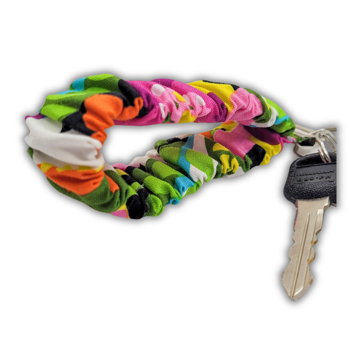 Electric Garden Scrunchie Wristlet