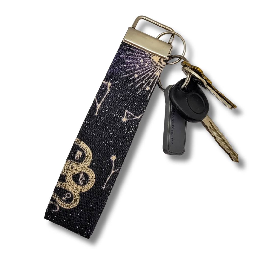 Celestial Skies Wristlet Key Strap
