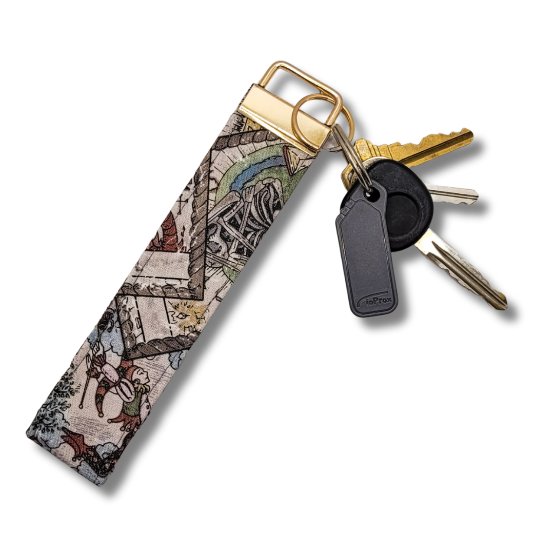 Classic Tarot Wristlet Key Strap