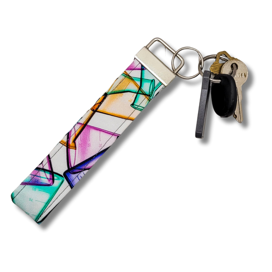 Beakers & Flasks Wristlet Key Strap