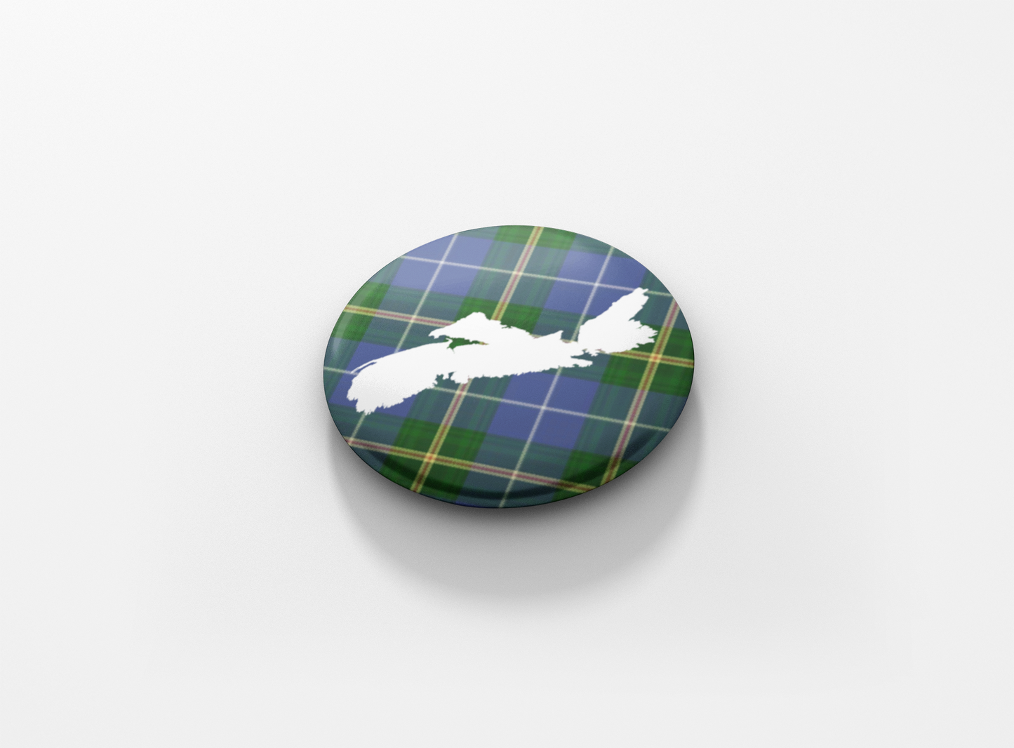 Nova Scotia Tartan Pinback Button