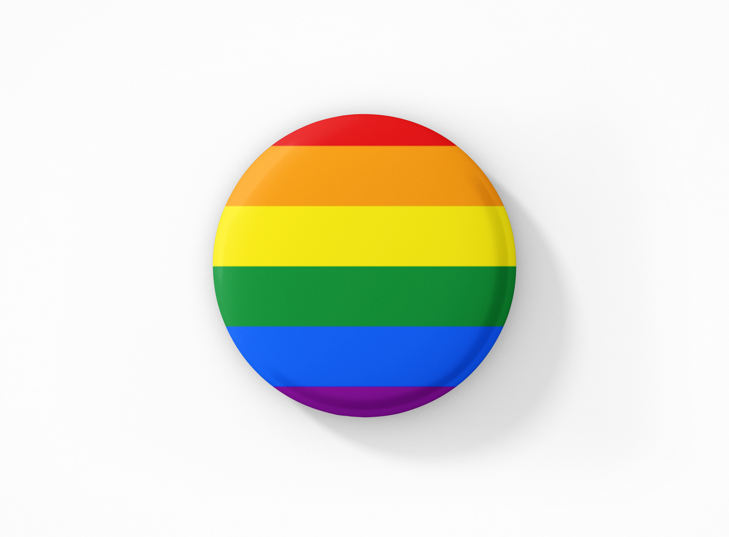 Pride Flag & Cat 1.5" Pinback Button Set