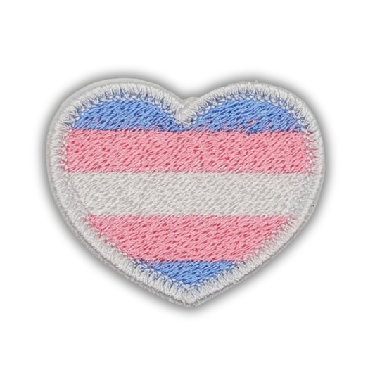 Transgender Pride Heart Patch