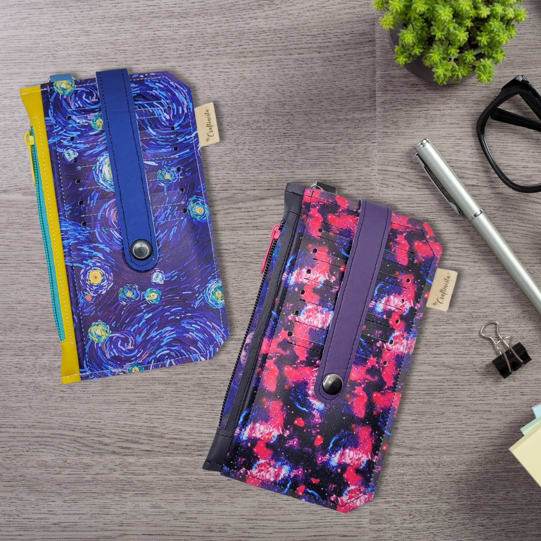 Starry Nights Vinyl Slim Wallet