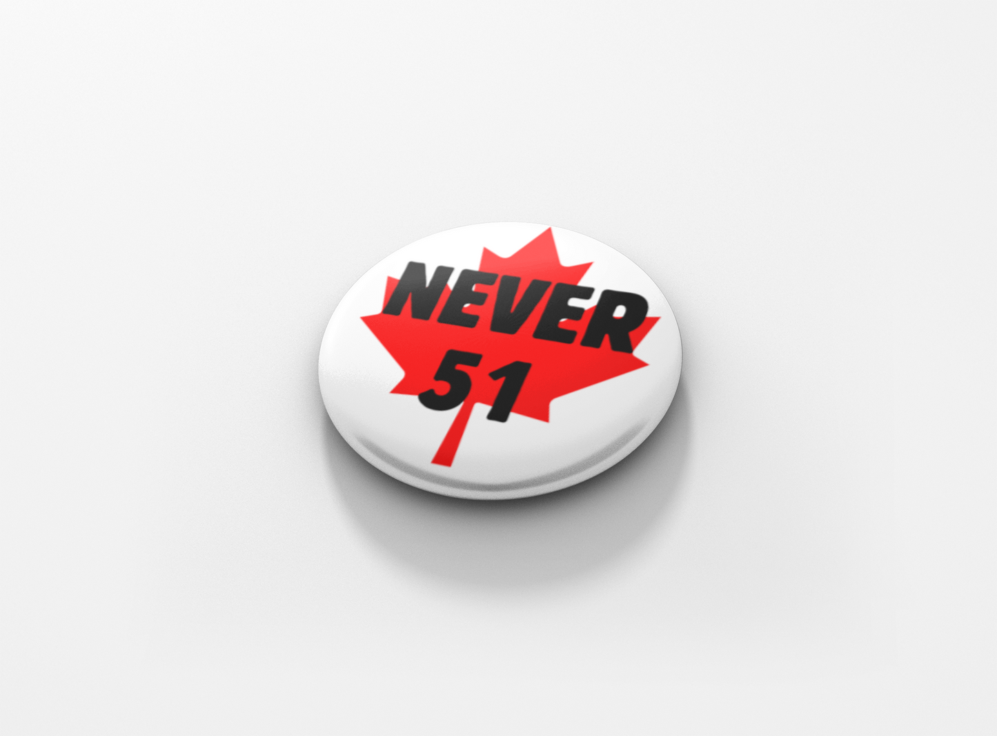 Never 51 Pinback Button