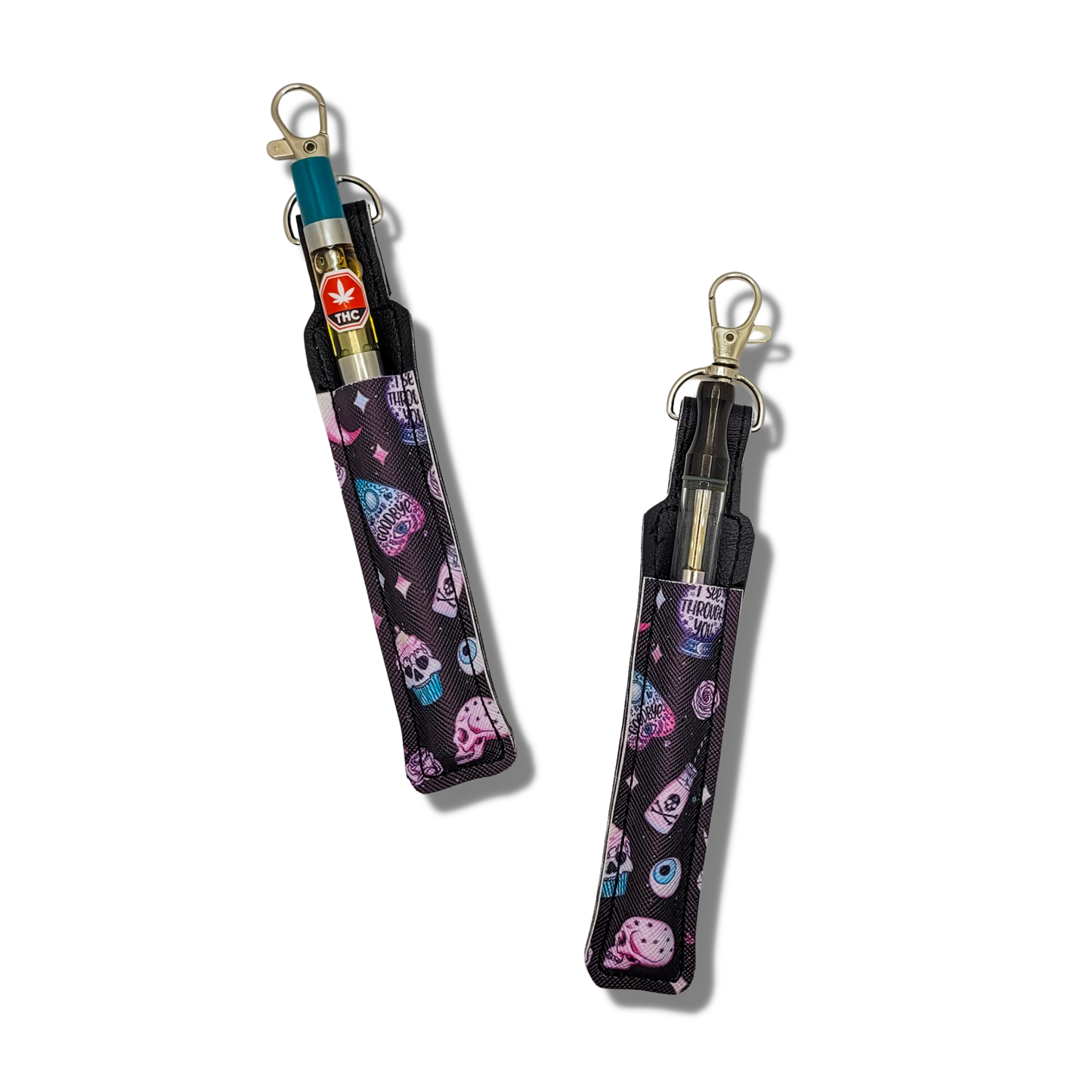 Pastel Goth Black Pen Holder & Case