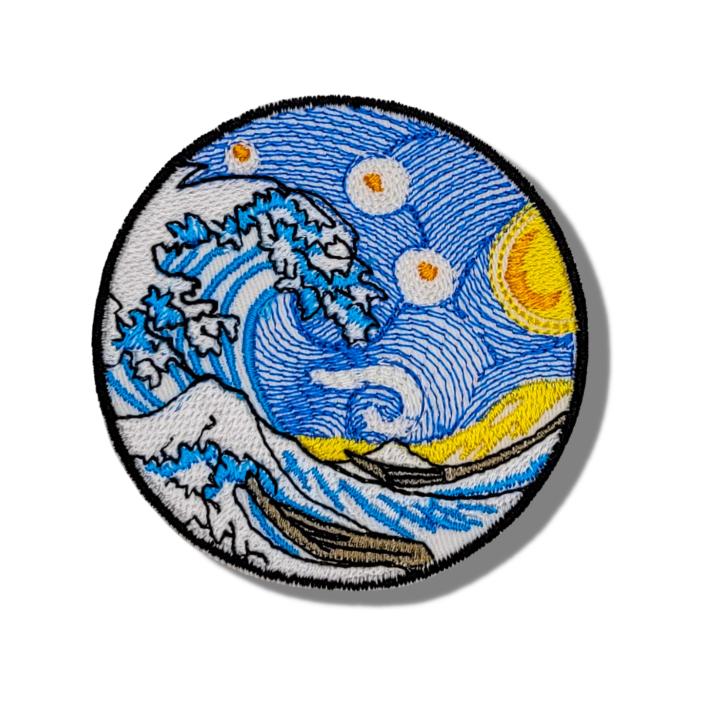 The Wave Embroidered Patch
