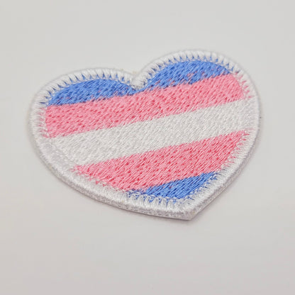 Transgender Pride Heart Patch