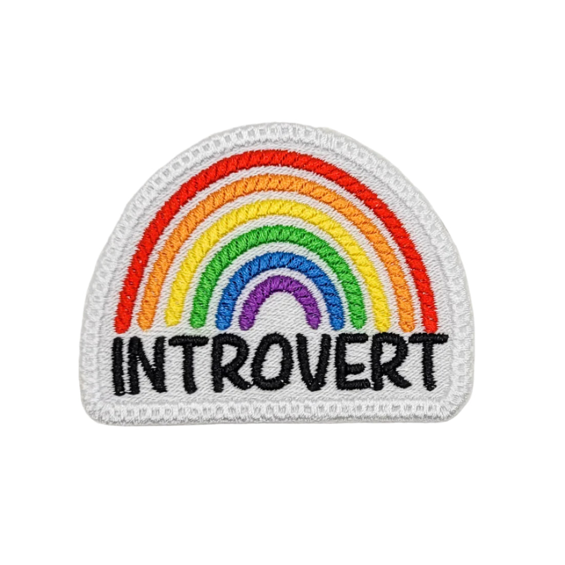 Patch arc-en-ciel introverti