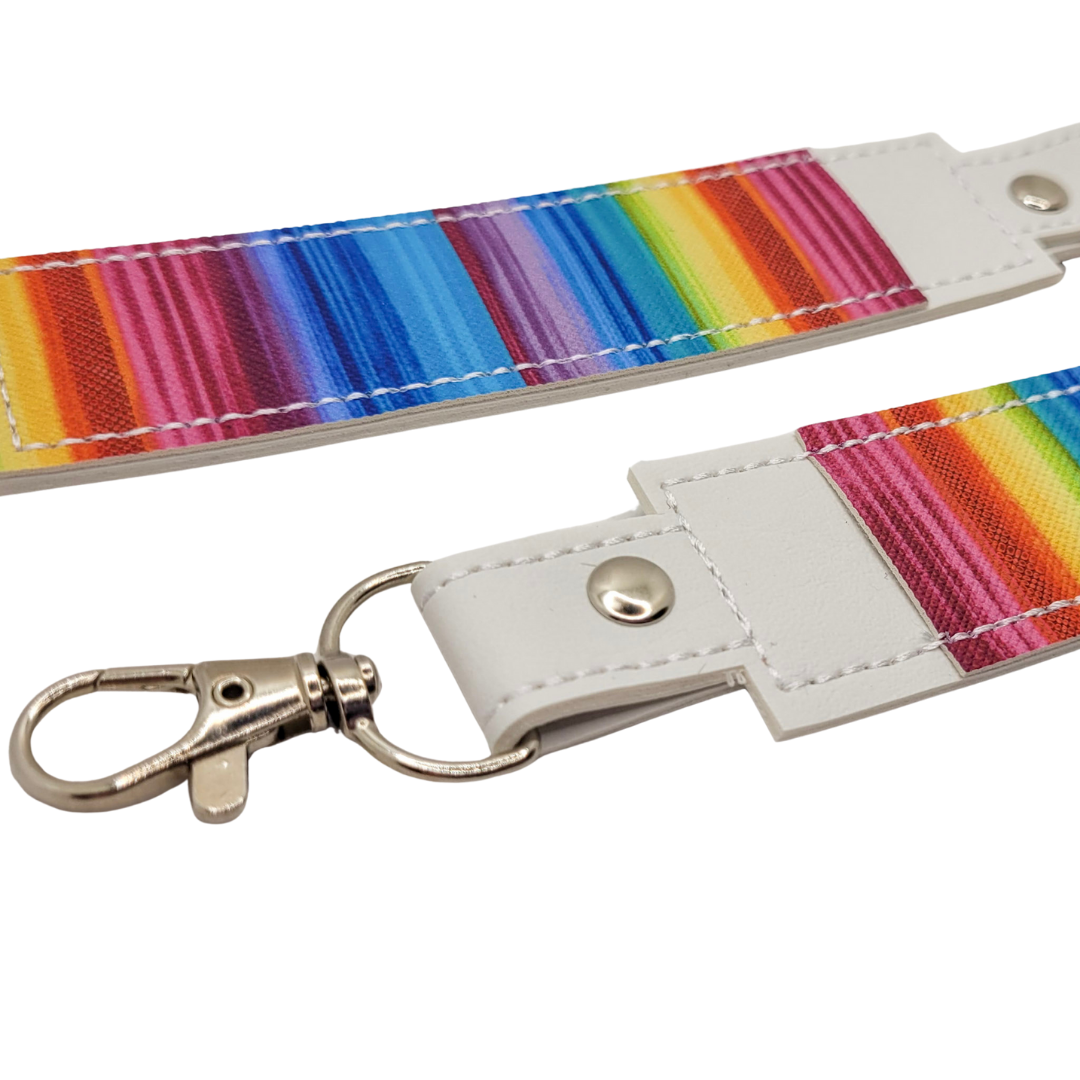 Rainbow Scales & Stripes Vinyl Pen Case