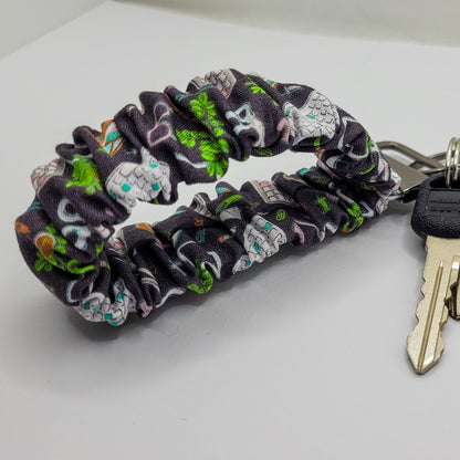 Girl Boss Scrunchie Wristlet Keychain