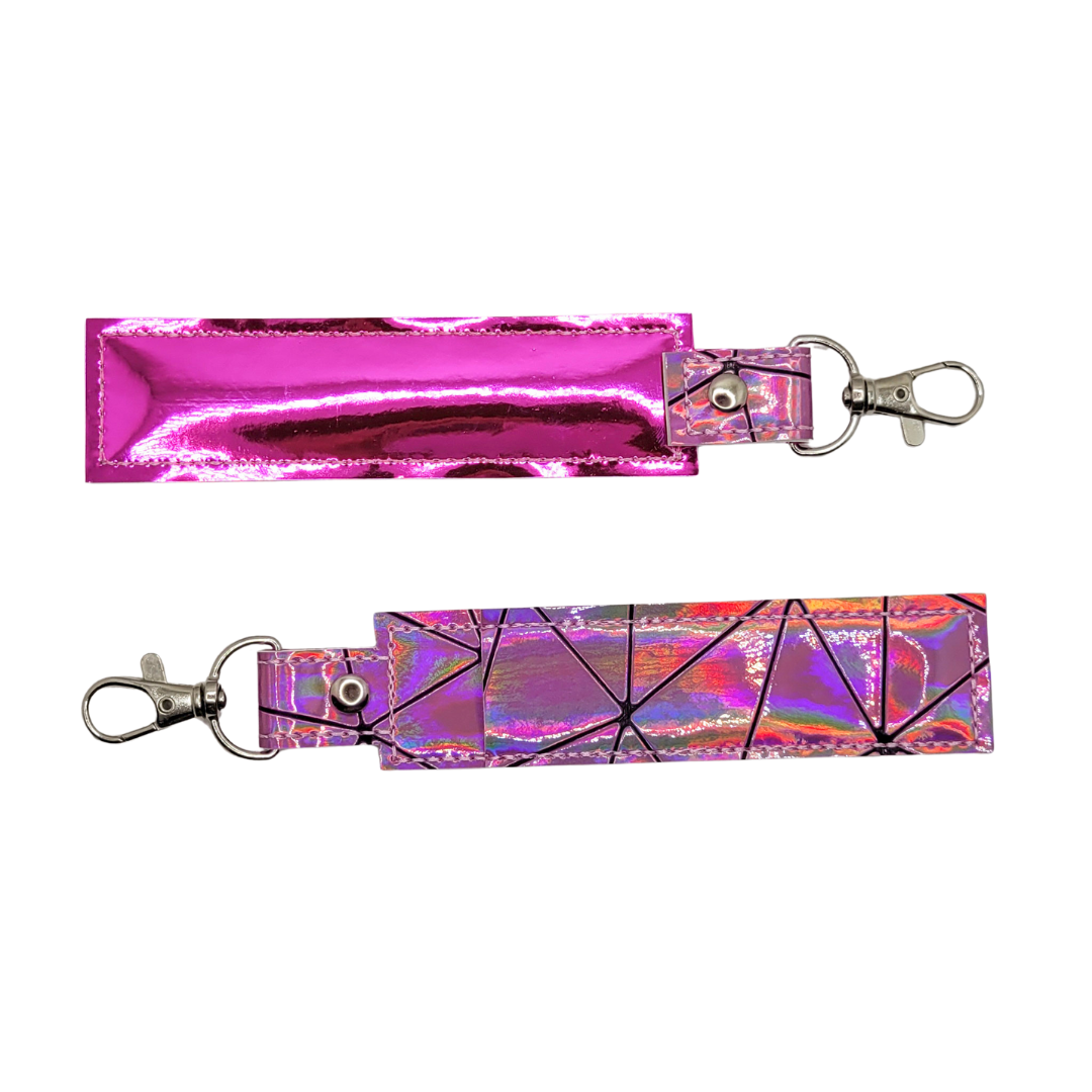 Rose Holographic Vinyl Pen Case