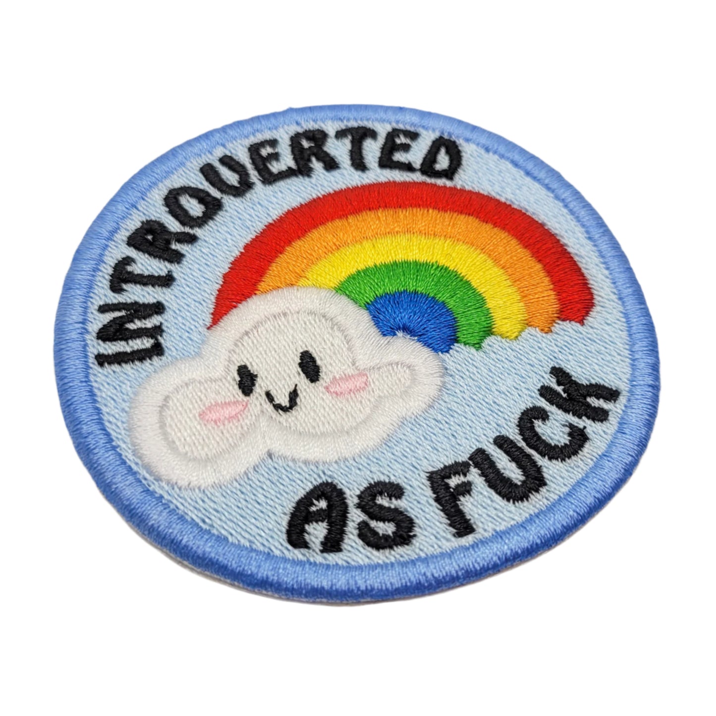 Introverted As Fuck Embroidered Patch