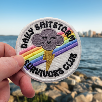 Daily Shitstorm Survivor's Club Embroidered Patch