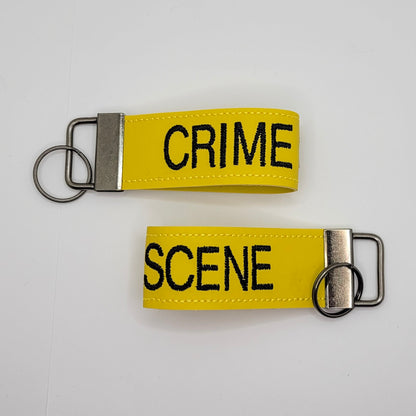 Crime Scene Keychain