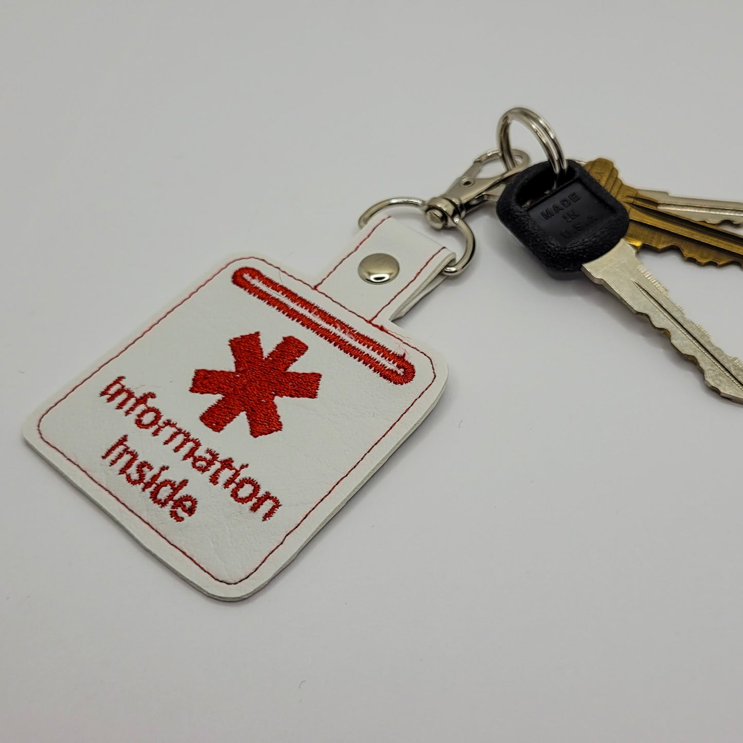 Emergency Information Keychain