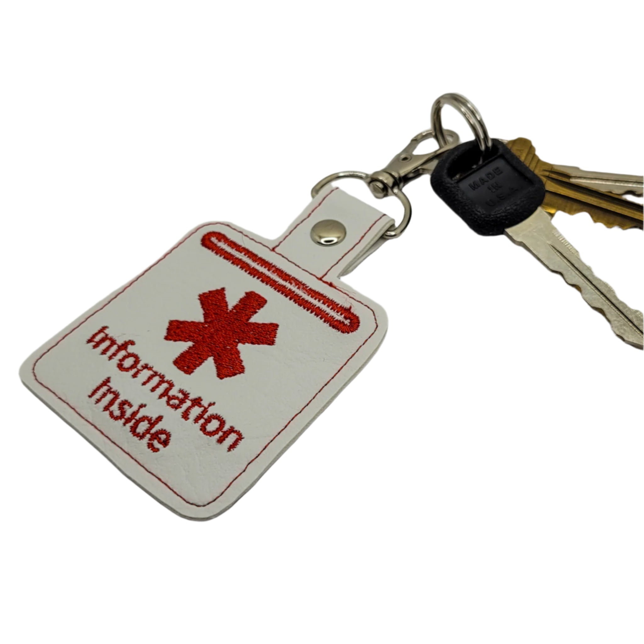 Emergency Information Keychain
