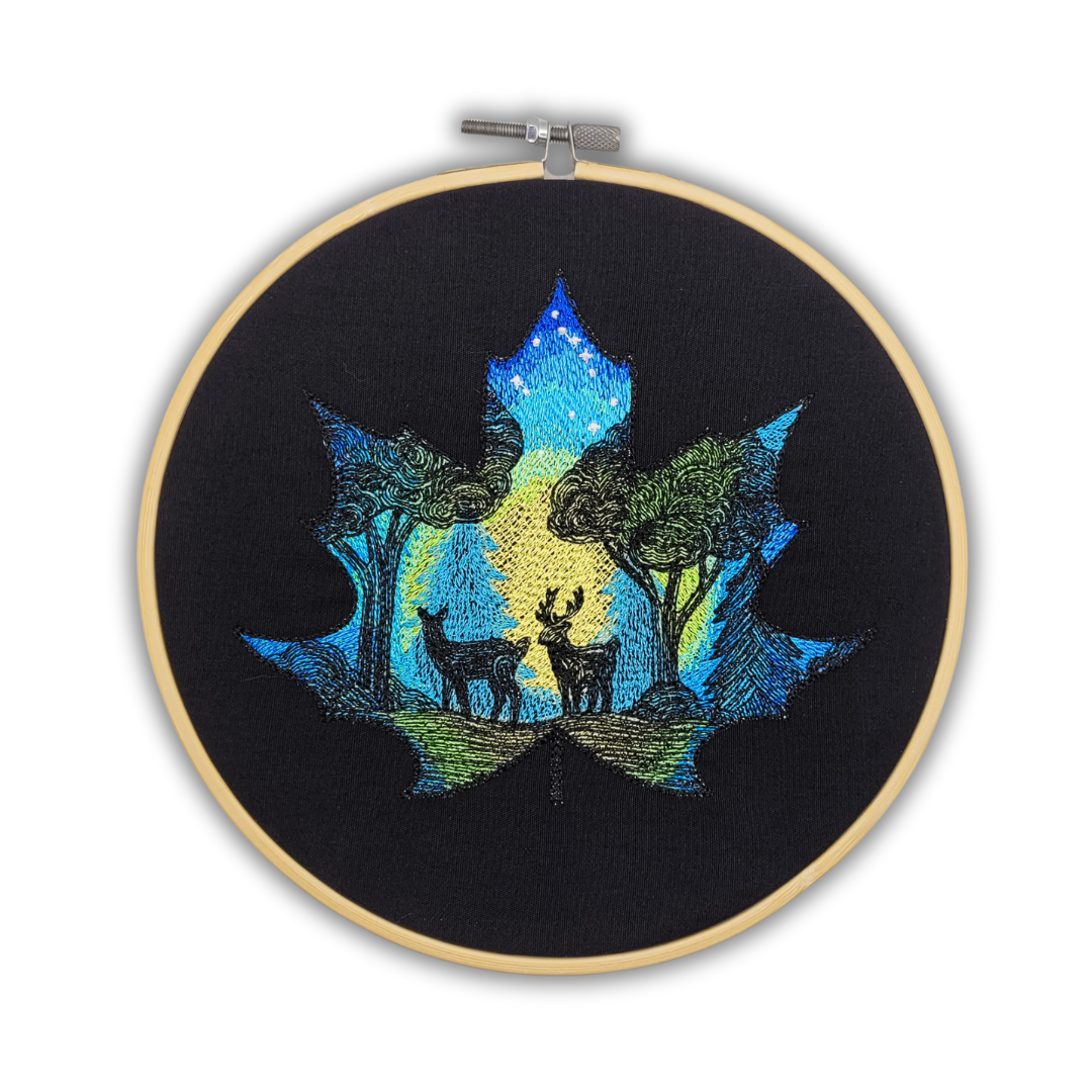 Northern Wild – 7" Embroidered Wall Art