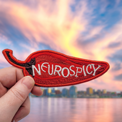 Neurospicy Pepper Embroidered Patch