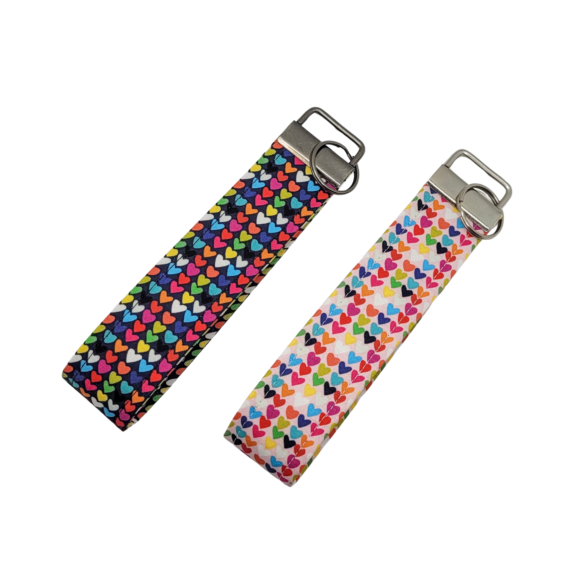 Tiny Hearts Wristlet Keychain