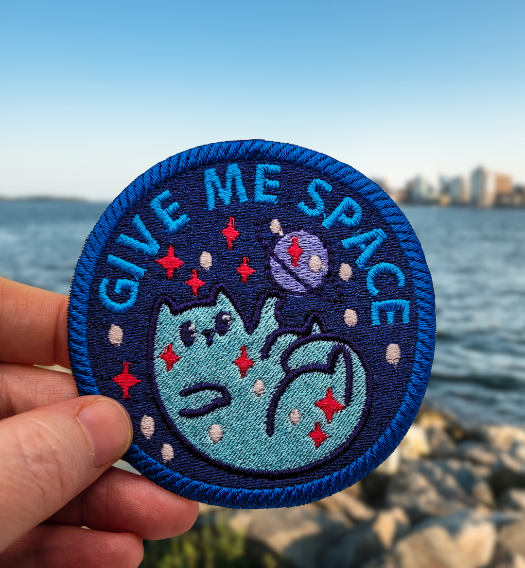 Give Me Space Embroidered Patch