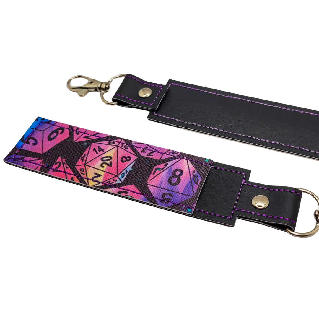 Rainbow RPG Dice Vinyl Pen Case