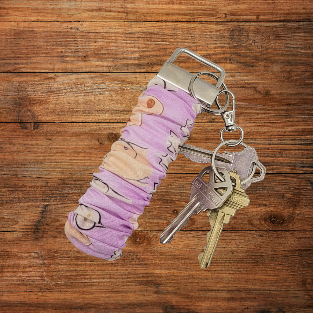 Porte-clés chouchou Bubble Hearts