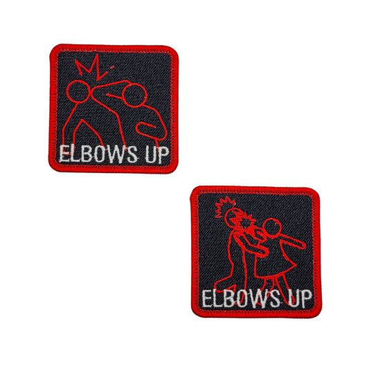 Elbows Up Embroidered Patch